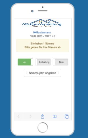 digitale Abstimmung